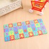 Toyvian 36pcs Mini Number Alphabet Alphabet Puzzle Mini Floor Mat for Baby Mini Foam Puzzle Baby Foam Play Mat Table Mat for Kids, Alphabet Mat Play Mats for Toddlers(2.4x2.4x0.4inch)