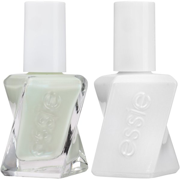 essie Gel Couture Longwear Nail Polish + Top Coat Kit, Zip Me Up, 0.46 fl. oz.