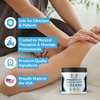 HawkGrips 8oz Massage Cream, Unscented, Massage Cream for Massage Therapy, IASTM Massage Cream, Deep Tissue, Cupping Therapy, Whole Body Muscle Cream, Neck, Foot, Non-Greasy, Non-Staining, Pack of 1