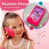 Alloytop Kids Makeup Kit for Girl: Cute Kids' Dress Up & Pretend Play Cosmetics Make up Purse Bag Toy Cell Phone Wallet Accessories Kit Gifts Princess Ages 6 7 8 9 10 11 12 Years Old