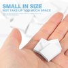 Toddmomy 20 Pcs Miniatures Blank Books, 1:12 Scale White Mini Books Dollhouse Books Blank Mini Books Miniature Books for Dollhouse Accessory