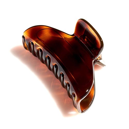 Bellefixe Premium Acetate Jaw Clips (7cm, Tortoise)