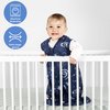 GUNTAIL Baby Sleep Sack 0-6 Months Baby Wearable Blanket 100% Rayon Cotton 2-Way Zipper Toddler Sleeping Sack，Comfy Soft Lightweight TOG 0.3（Galaxies）