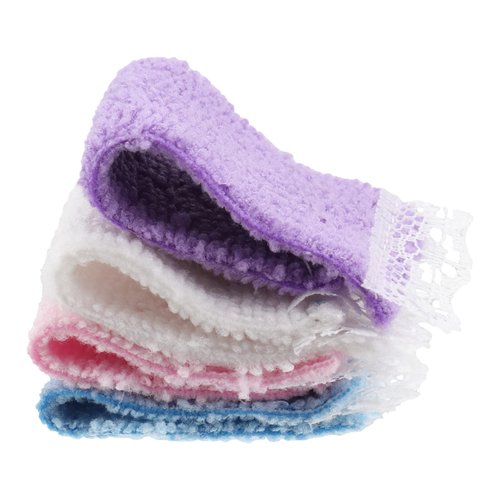 ibasenice 12 pcs Model Dolls Adorns Dollhouse Towel Adornments Color House Random Accessories Miniature Decorations Play Bathroom Furniture Mini Diy Accessory Bath Towels