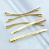 50 Gold Jumbo Bobby Pins, 2.56 Inch Metal Hair Clips Hair Pin Bobby-pins Hairpins Hair Accessories for Women Thick Long Updo Hair Style