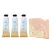 Bath & Body Works At The Beach 3 Pack Shea Butter Hand Cream Bundle with a Himalayan Salts Springs Sample Soap