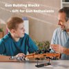 WULOBOOI 98K Gun Building Blocks Set, 2 in 1 DIY Assembling Gun or Mech Model, 366 Pieces Bricks Collectible Military Weapon Toy Set Gift for Boys Adult or Firearm Fans