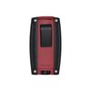 Xikar Turismo Double Jet Flame Cigar Lighter, Attractive Gift Box, Pocket-Friendly, Protective Flip-Lid, Over-Sized Fuel Tank, Matte Red