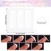 1734 Pieces French Tip Nail Art Stickers - 8 Designs Self-Adhesive French Manicure Strips Stickers Nail Art Tips Guides Decals for DIY Decoration Stencil Tools (48 Sheets)