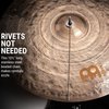 Meinl Cymbal Bacon - Cymbal Sizzler for Rides, Crashes, Chinas, and Effect Cymbals with No Rivets Required (BACON)