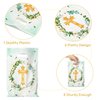 3sscha 50Pcs Cross Party Favor Bag Baptism First Communion Waterproof Goodie Bag with Die Cut Handles God Bless Church Religious Plastic Gift Bags for Kids Birthday Baby Shower Decoration Supplies