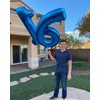 Navy Blue Number 16 Balloon 40 inch, 16 Number Balloon, 16th Navy Blue Birthday Decorations, 16 Year Old Girls Boys Blue Party Supplies