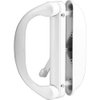 Prime-Line C 1275 Diecast, White, Outside Patio Door Pull with Latch (Single Pack)