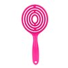 Wet Hair Detangling Brush, Salon Round Head Straightenning Detangler Brush Comb For All Hair Types - For Women, Men, Wet And Dry Hair(rose Red)