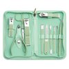 Tumkun Nail Kit, Manicure Kit, Nail Care Kit For Women, Manicure Pedicure Set, Nail Clippers Toenail Clippers Kit, Professional Manicure Kit Pedicure Kit, Green Travel Case, Set of 12.