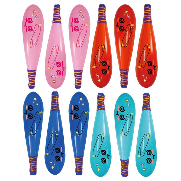 JAOYP Inflatable Stick Toys baseball bat hammer kids birthday party favors Carnival Prizes 20 Inch(Pack of 12)