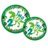 Dinosaur 2nd Birthday Decorations for Boy Plates 60pcs Dinosaur Birthday Party Paper Plates Dinosaur Birthday Party Supplies 2 Year Old Boy Two Rex Birthday Party Decorations for Boys Dino Bday