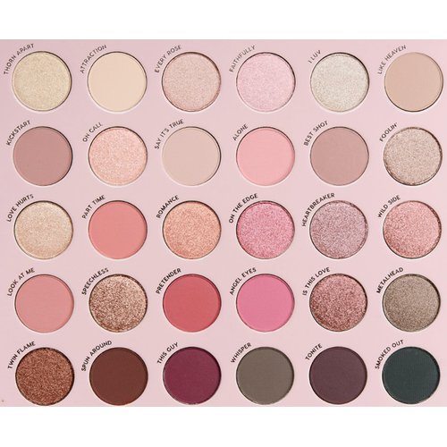 Colourpop Eyeshadow Palette Smoke N Roses Mega Matte Shimmery Metallic