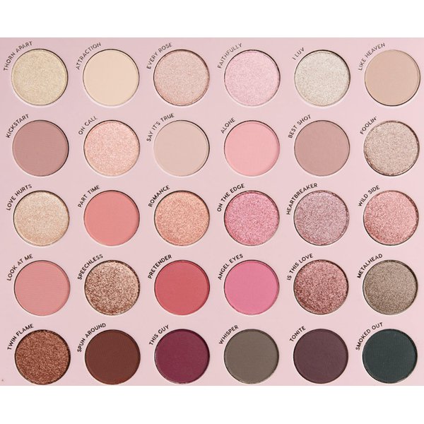 Colourpop Eyeshadow Palette Smoke N Roses Mega Matte Shimmery Metallic