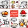 Rupnoflbui Kids Pretend Play Kitchen Toys,Mini Cooking Toys Set Play Kitchen Accessories with Stainless Steel Pots and Pans Set,Pretend Play Food Cooking Utensils Cookware for Girls Boys.11Pcs