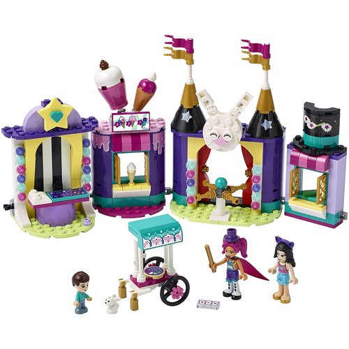 LEGO Friends Magical Funfair Stalls 41687 Building Kit; Carnival Pretend Play Toy for Kids Who Love Magic Tricks; New 2021 (361 Pieces)