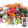 80 Pieces Ocean Sea Animals Figures Sea Creatures Toys for Kids Realistic Under The Sea Life Plastic Animal Bath Toy Set with Storage Box for Bathroom Pool