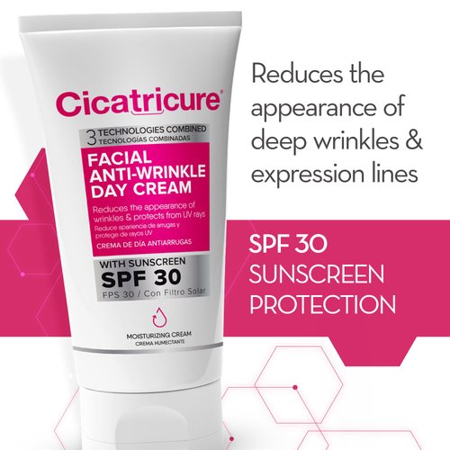 Cicatricure Advanced Face Cream for Fine Lines & Wrinkles, SPF 30, Anti Aging Facial Moisturizer, Daily Skin Care to Enhance Firmness & Elasticity, 1.5 Ounces