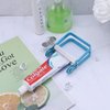 Healifty Metal Toothpaste Tube Squeezer - Rolling Toothpaste Squeezer, Paint Tube Wringer for Toothpaste, Artist, Hair Salon, Painter (Blue)