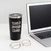 ARIABLE Tears of Opposing Counsel Tumbler - Lawyer Gifts for Lawyer, Funny Appreciation Gifts for Lawyer, Attorney, Paralegal Law Students Graduation - 20 Ounce Black Engraved Insulated Tumbler