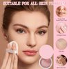 AlluraBeauty Blurring Powder,Blurring Setting Powder,Beauty Blurring Powder, Pink Setting Powder Makeup Waterproof,Pink Powder Loose Setting for All Skin Tones (Pink, A)