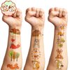 Woodland Temporary Tattoos Birthday Party Supplies Decorations 96PCS Tattoos Stickers Super Cute Fall Party Favors Kids Girls Boys Gifts Classroom School Prizes Themed Christmas