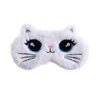 GOUWEIBA Sleeping Mask for Kids - 4 Pieces Plush Sleep Eye Cover Cute Eyeshade Birthday Christmas Gifts for Girls Teens Daughter Women (Cat)