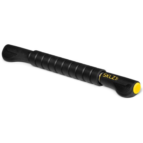 SKLZ Massage Bar Handheld Muscle Roller Massage Stick for Physical Therapy, Travel Size , Black
