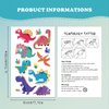 Temporary Tattoo Kids, CAYUDEN 63 Sheets Waterproof Kids Temporary Tattoos for Boys Fake Tattoos Stickers with Dinosaurs Animal Cars Robots Tattoos for Kids Stickers Birthday Party Decor Toys Reward