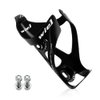 Wiel 100% Full Carbon Fiber Bicycle Bike Light Drink Water Bottle Cage Holder (2Pcs All Black)