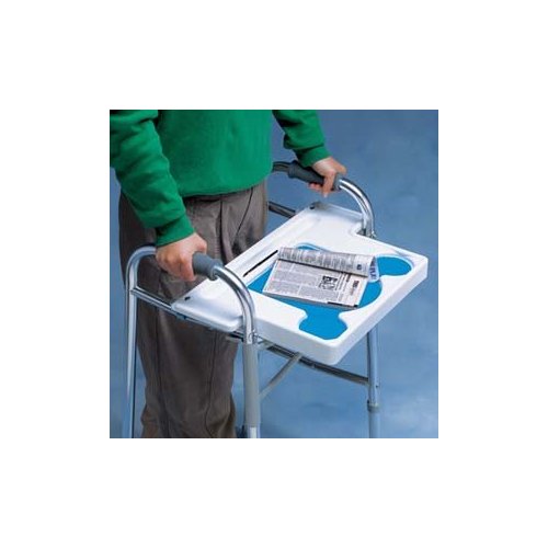 Walker Tray, White Plastic