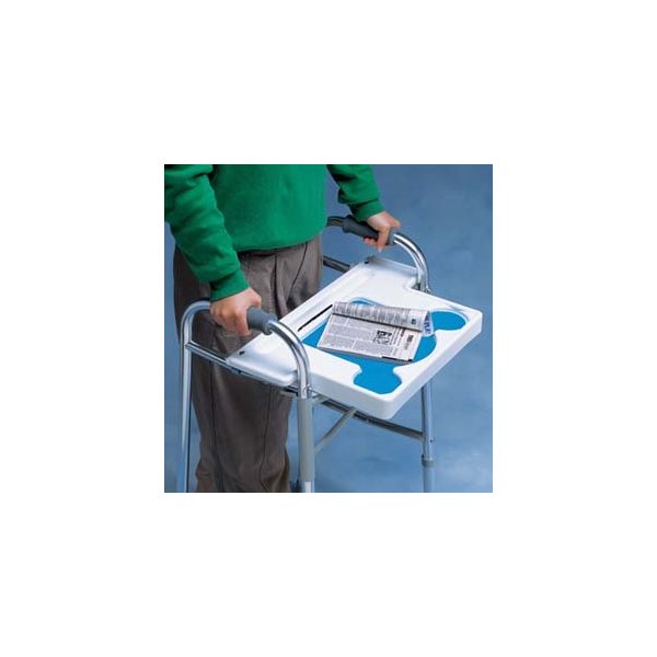 Walker Tray, White Plastic