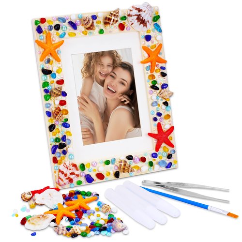 YUTBES Craft Picture Frame Kit，Wooden Frames for Crafts, Perfect for DIY Projects，Ideal Gift for Tween Girls