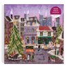 Galison Christmas Square 1000 Piece Puzzle in Square Box from Galison - Holiday Puzzle for Adults with Beautiful Artwork from Joy Laforme, Thick and Sturdy Pieces, Perfect
