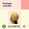 Dompel Silicone Hair Highlighting Cap - Type Athenas | Model 401-SA | Gold | Salon-Quality for All Hair Types (2 PCS)