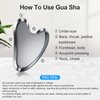 ZminRN Terahertz Gua Sha Facial Tools Guasha Tool for Face Body Gua Sha Stone Lymphatic Drainage Massager