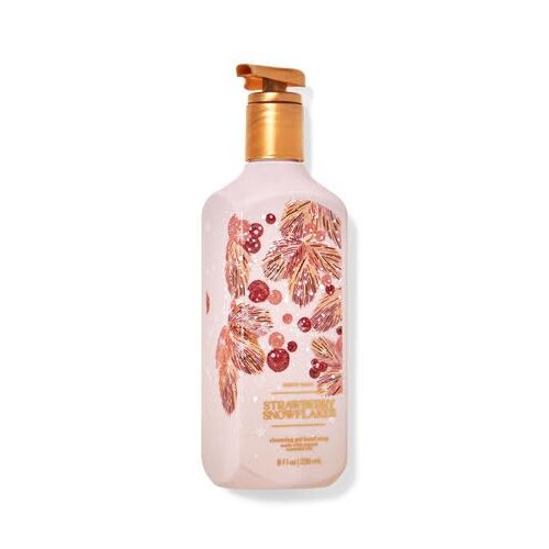 White Barn STRAWBERRY SNOWFLAKES Cleansing Gel Hand Soap 8 fl oz / 236 m