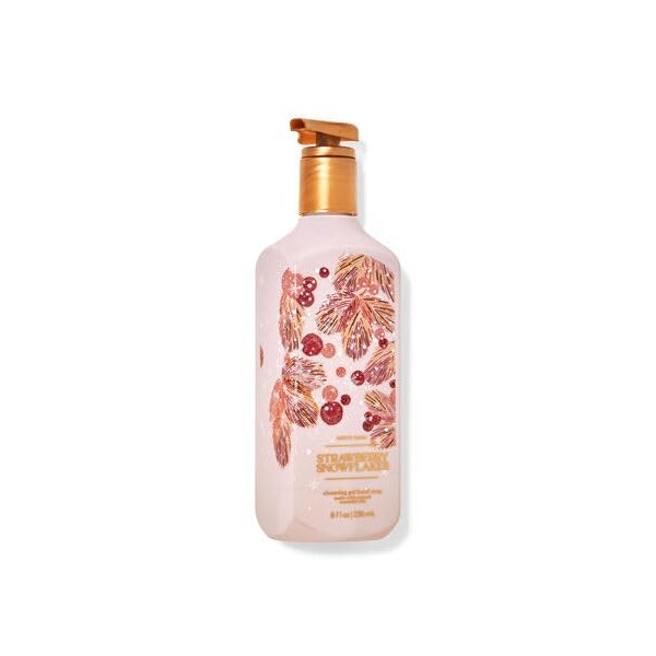 White Barn STRAWBERRY SNOWFLAKES Cleansing Gel Hand Soap 8 fl oz / 236 m