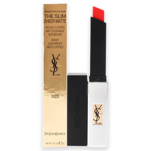 Yves Saint Laurent Rouge Pur Couture The Slim Sheer Matte Lipstick - 103 Orange Women Lipstick 0.07 oz