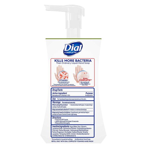 Dial Complete Antibacterial Foaming Hand Wash, Fresh Pear, 7.5 Ounce