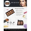 BYS Bronzing Powder Palette - 8 Color Shades - Bronze, Contour, Sculpt, Highlight Makeup Set, Matte & Shimmer Finish