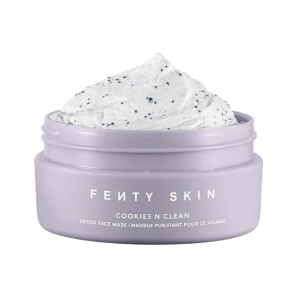 Fenty Skin Cookies N Clean Whipped Clay Pore Detox Face Mask with Salicylic Acid + Charcoal 2.5 oz/ 75 mL