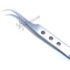 Eyelash Eyebrow Lashes Extensions Volume 3D+ 5D 6D Stainless Steel Tweezers (Strong Curved)