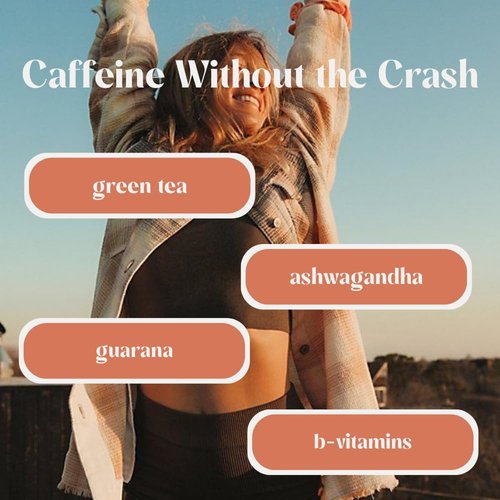 Rookie Wellness Wake - Natural Energy Drink Powder with 125 mg of Caffeine from Green Tea Extract, B-Complex Vitamins, Ashwagandha Extract, & Guarana Extract (30 Servings, Strawberry Fields)