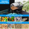 Ycozy Automatic Fish Feeder for Aquarium Auto Food Dispenser with Timer for Small Tank, Aquariums - Battery/Plug-in Powered Feeders for Goldfish/Koi/Turtle, Resun AF2020